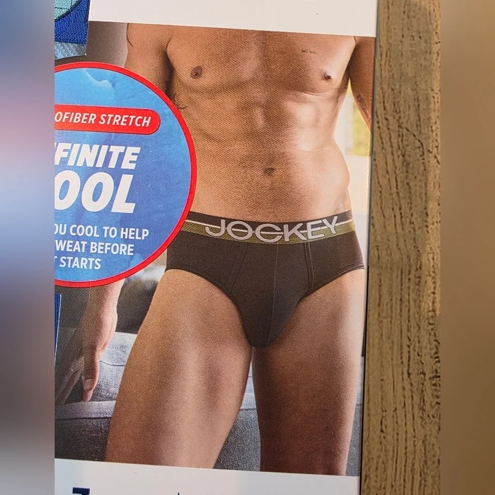 Jockey Men's Size 2XL Everyday Active Infinite Cool 3 Pack Briefs Athletic New